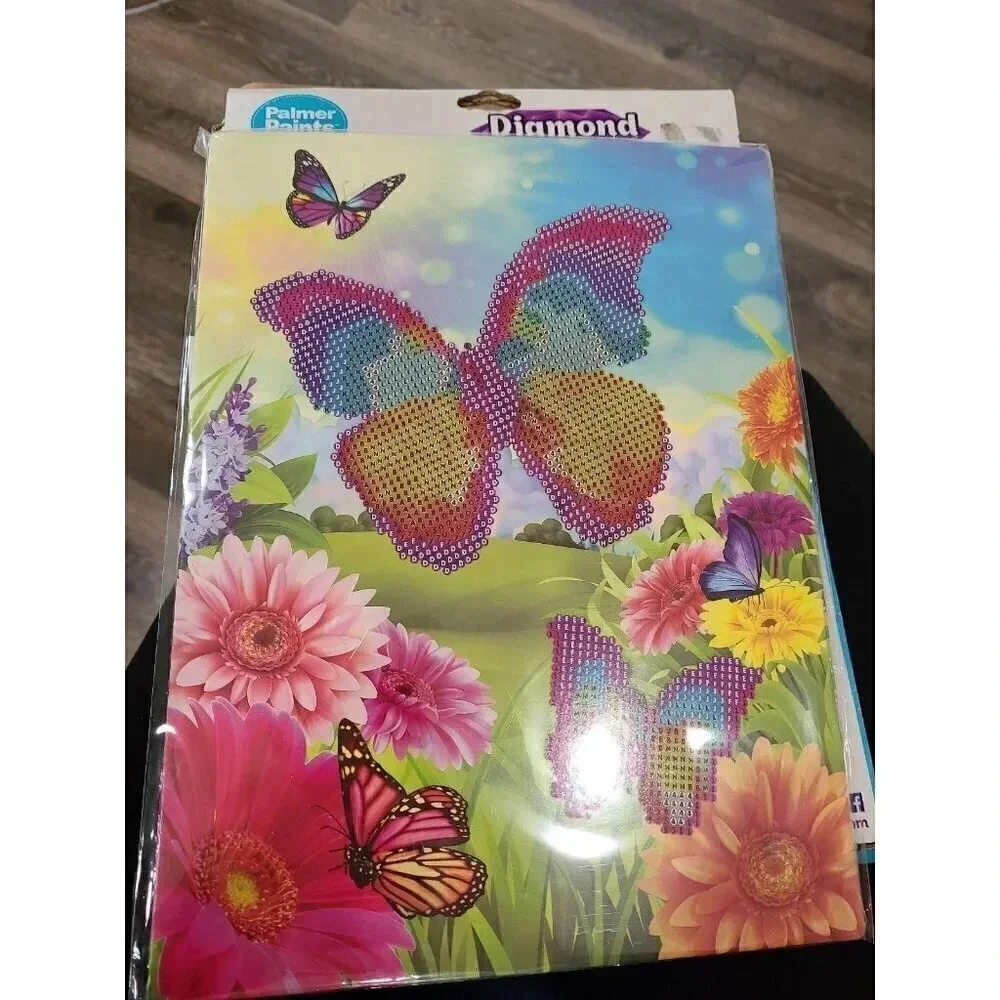 Butterfly diamond art kids‎ crafts